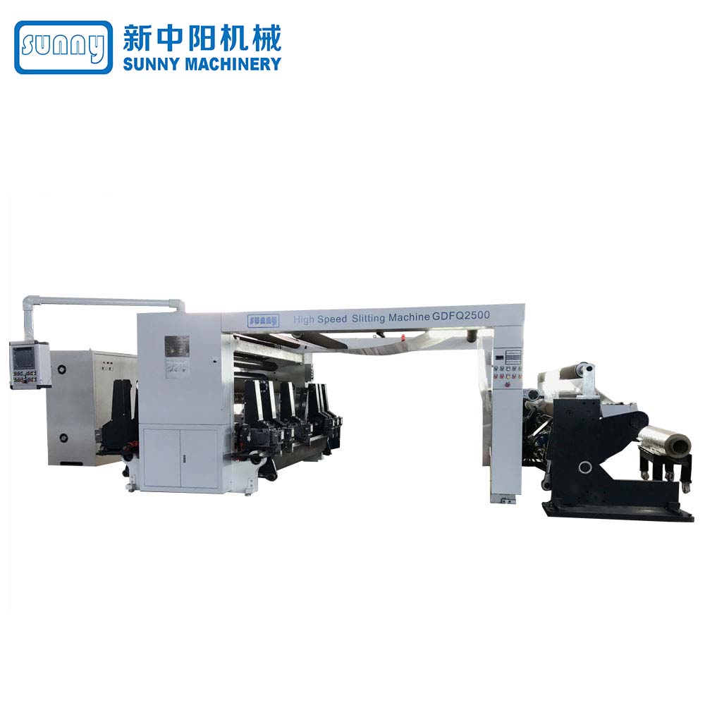 High Speed Quality Digital Slitting Line Machine (4 rewind stations) model GDFQ2500