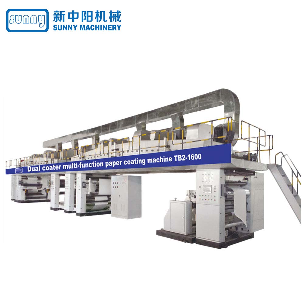 Dual coater paper coating amchine model TB2-1600